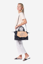 Bellorita Koi Large Black Satchel