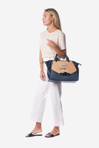 Bellorita Koi Large Blue Satchel