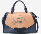 Bellorita Koi Large Blue Satchel
