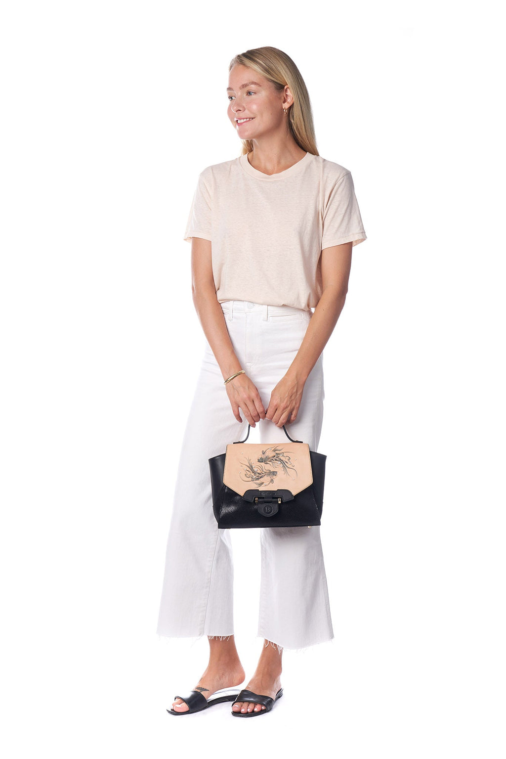 Koi Small Black Satchel