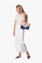 Koi Small Blue Satchel