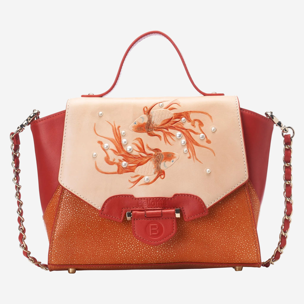Bellorita Koi Small Orange Satchel