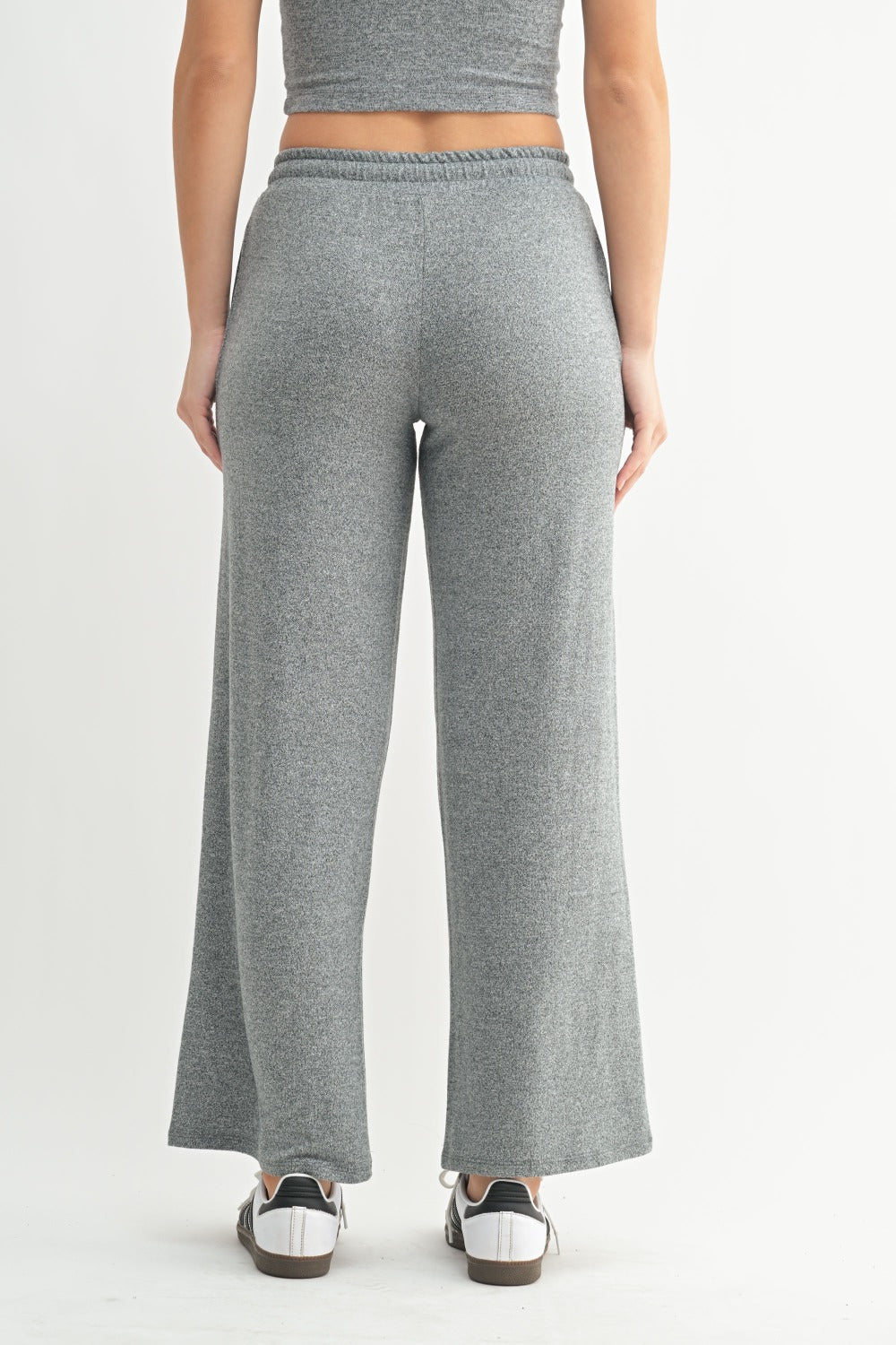CloudSoft™ Wide-Leg Lounge Pants Gray