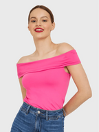 Kristy Tube Top Sexy T-Shirt Off-Shoulder
