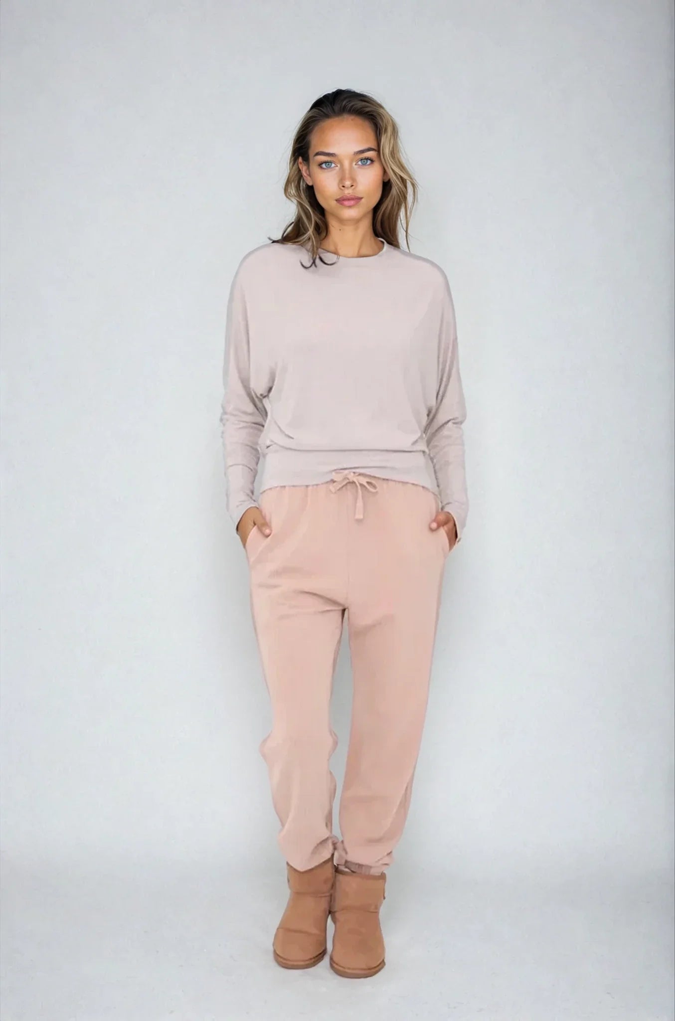 Ethereal Flow Dolman Top Mocha