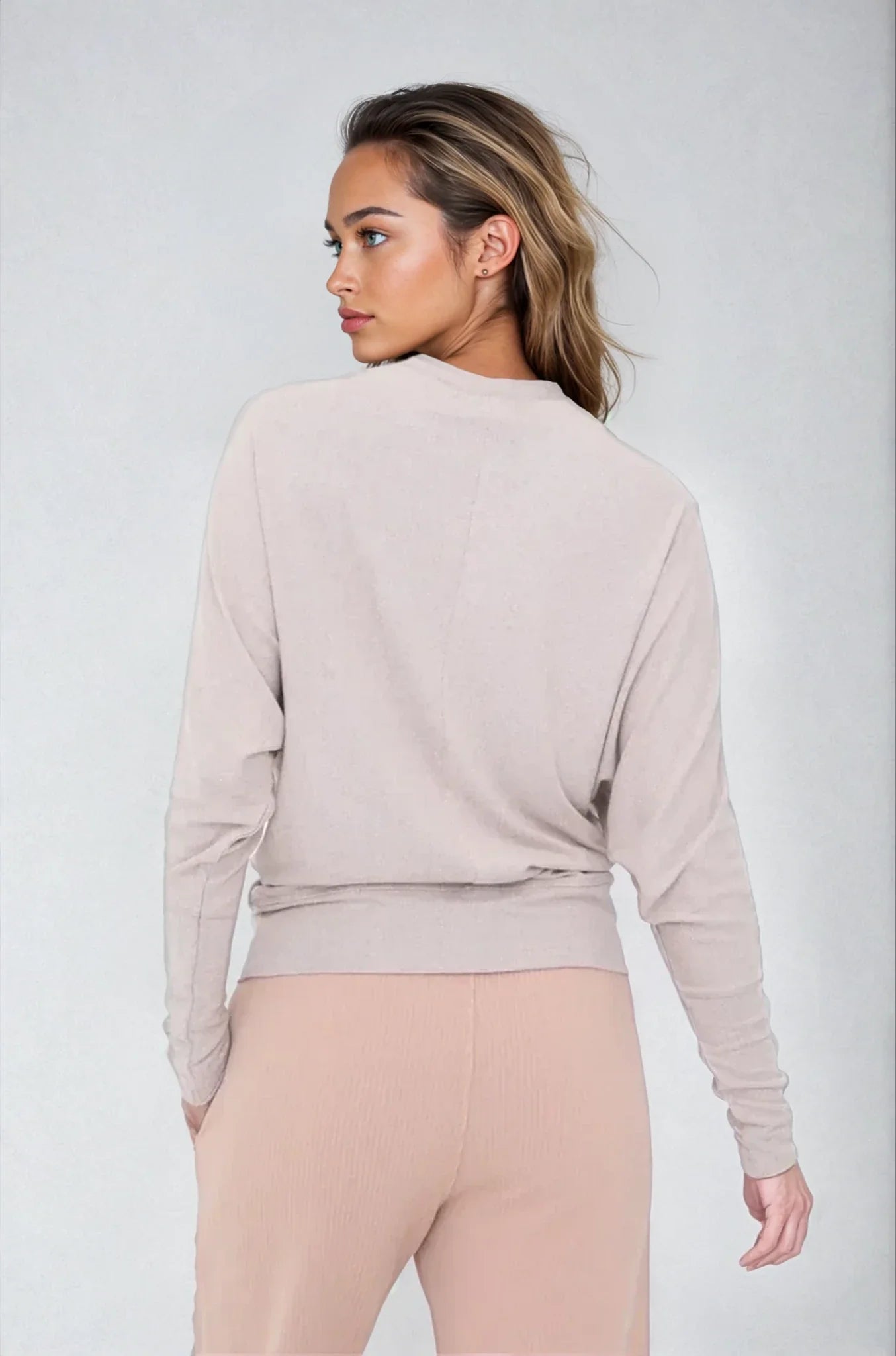 Ethereal Flow Dolman Top Mocha