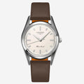Longines Silver Arrow Automatic Watch | Stainless Steel in Silver + White Dial