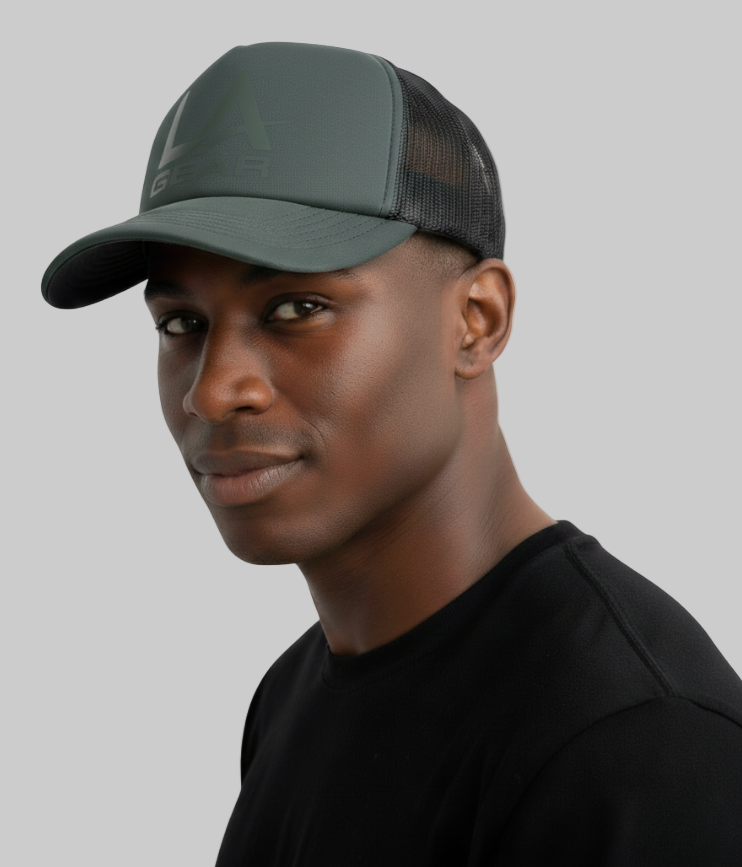 LA Gear Foam Trucker Hat | Sage