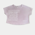 LA Gear Logo Motivational Cropped Tee