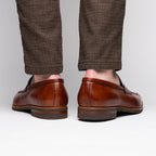 Lago Italian Calfskin Slip-On Loafer | Cognac