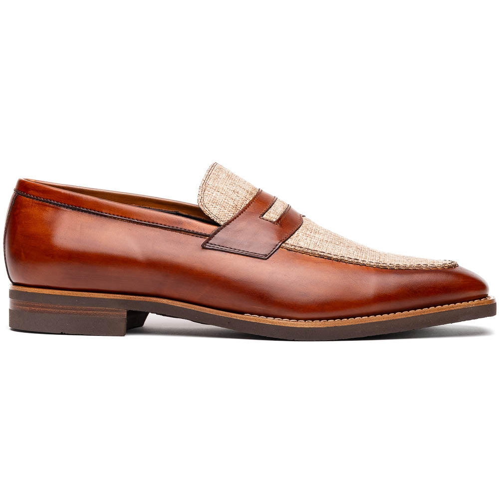 Lago Italian Calfskin Slip-On Loafer | Cognac