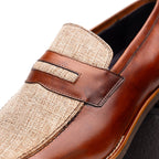 Lago Italian Calfskin Slip-On Loafer | Cognac