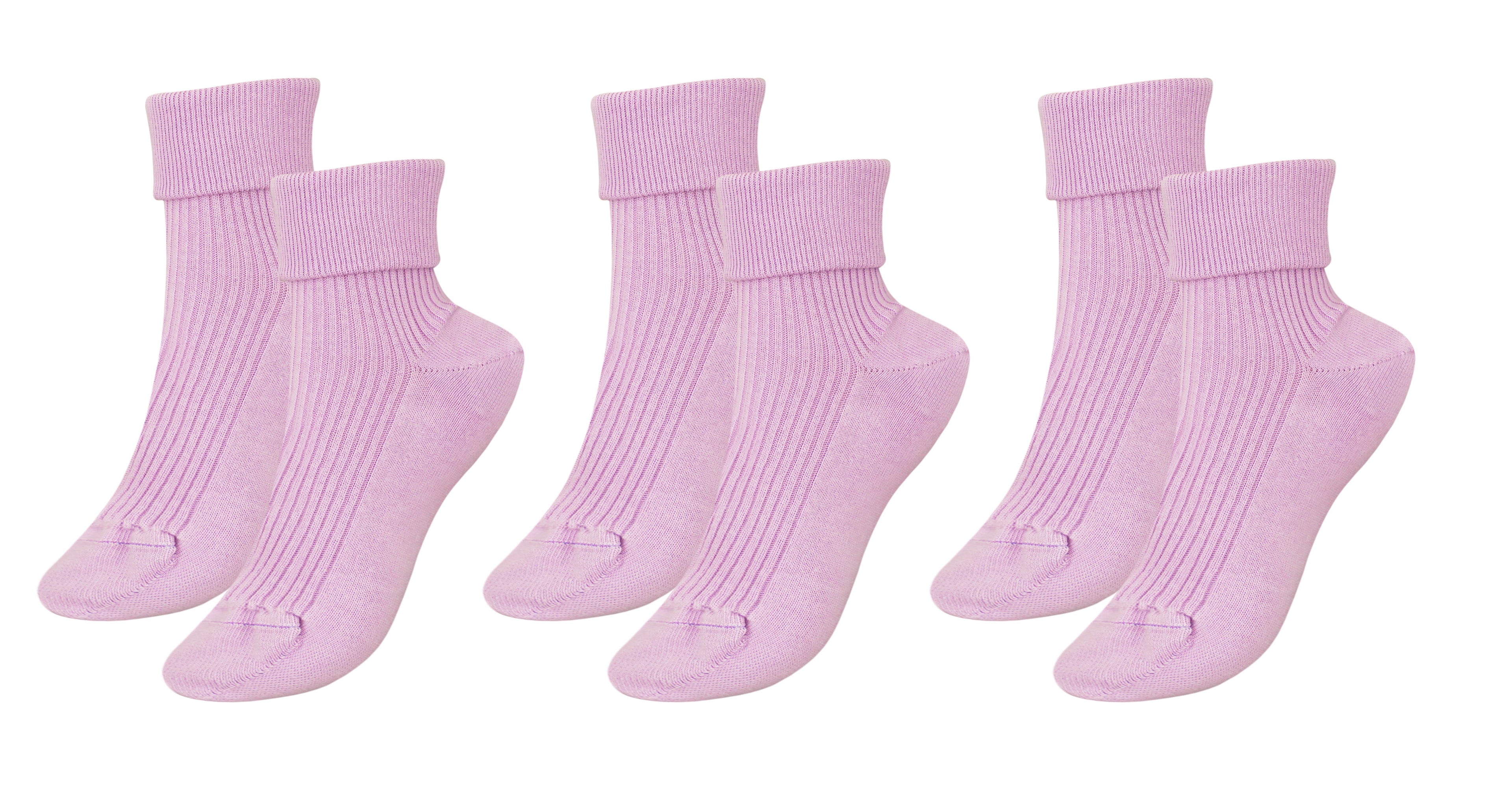 Tittimitti® 100% Organic Combed Cotton Luxury Women's Socks | 3-Pack