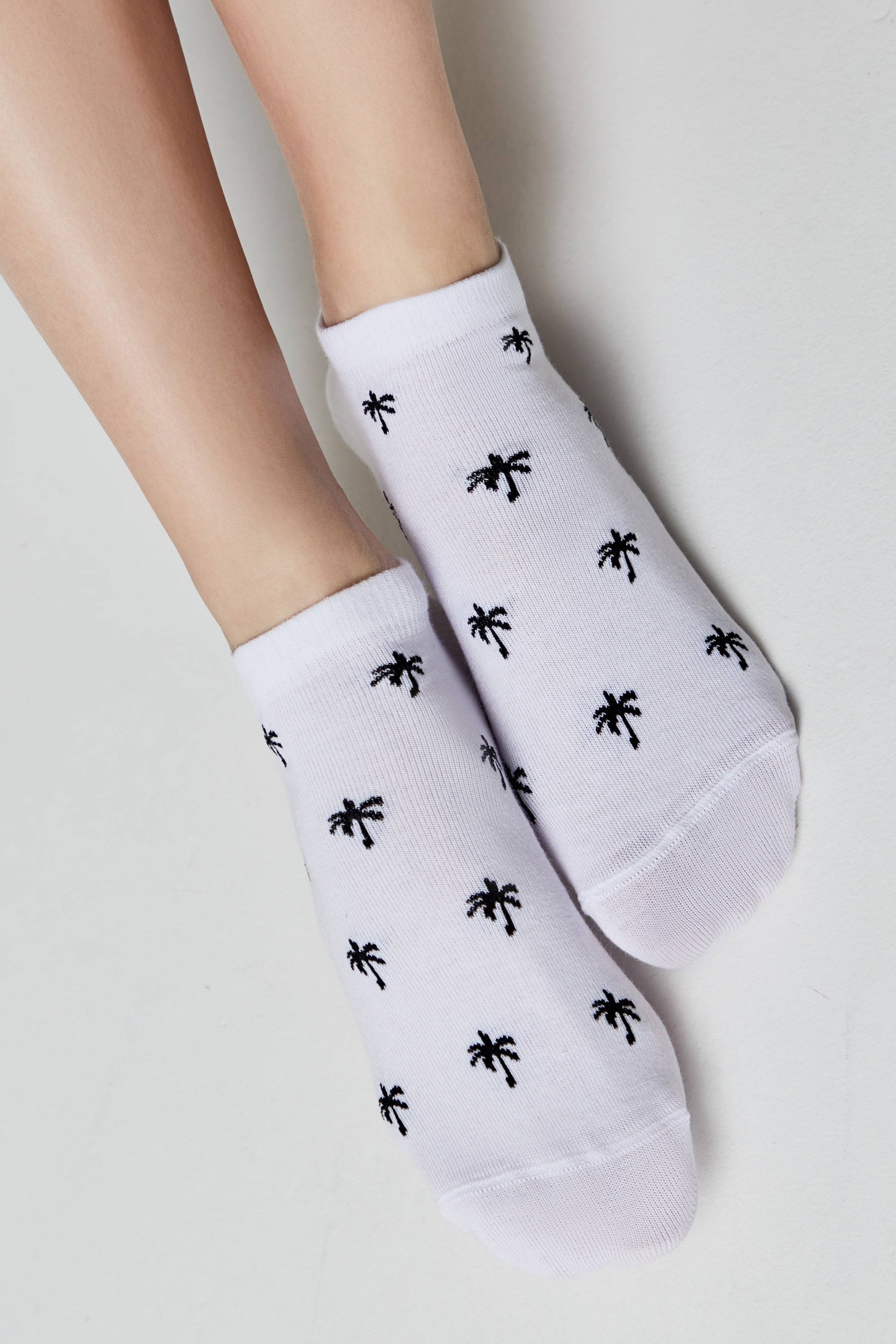 Cotton Ankle Socks Conte Active Palm Trees 589