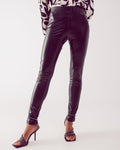 Leather Look Leggings in Black