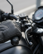 Legendary Uppercut Deerskin Short Wrist Perforated Knuckle Defense Touchscreen Motorcycle Gloves