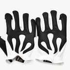 Legendary Spitfire White Deerskin Short Wrist Touchscreen Motorcycle Gloves