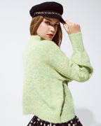 Light Green Soft Knit Sweater