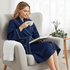 Knee-Length Waffle Women’s Robe
