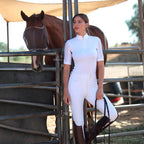 LOLLY Show Shirt with Short Sleeve | White