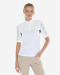 LOLLY Show Shirt with Short Sleeve | White