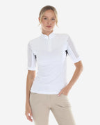 LOLLY Show Shirt with Short Sleeve | White