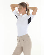 LOLLY Show Shirt with Short Sleeve | White