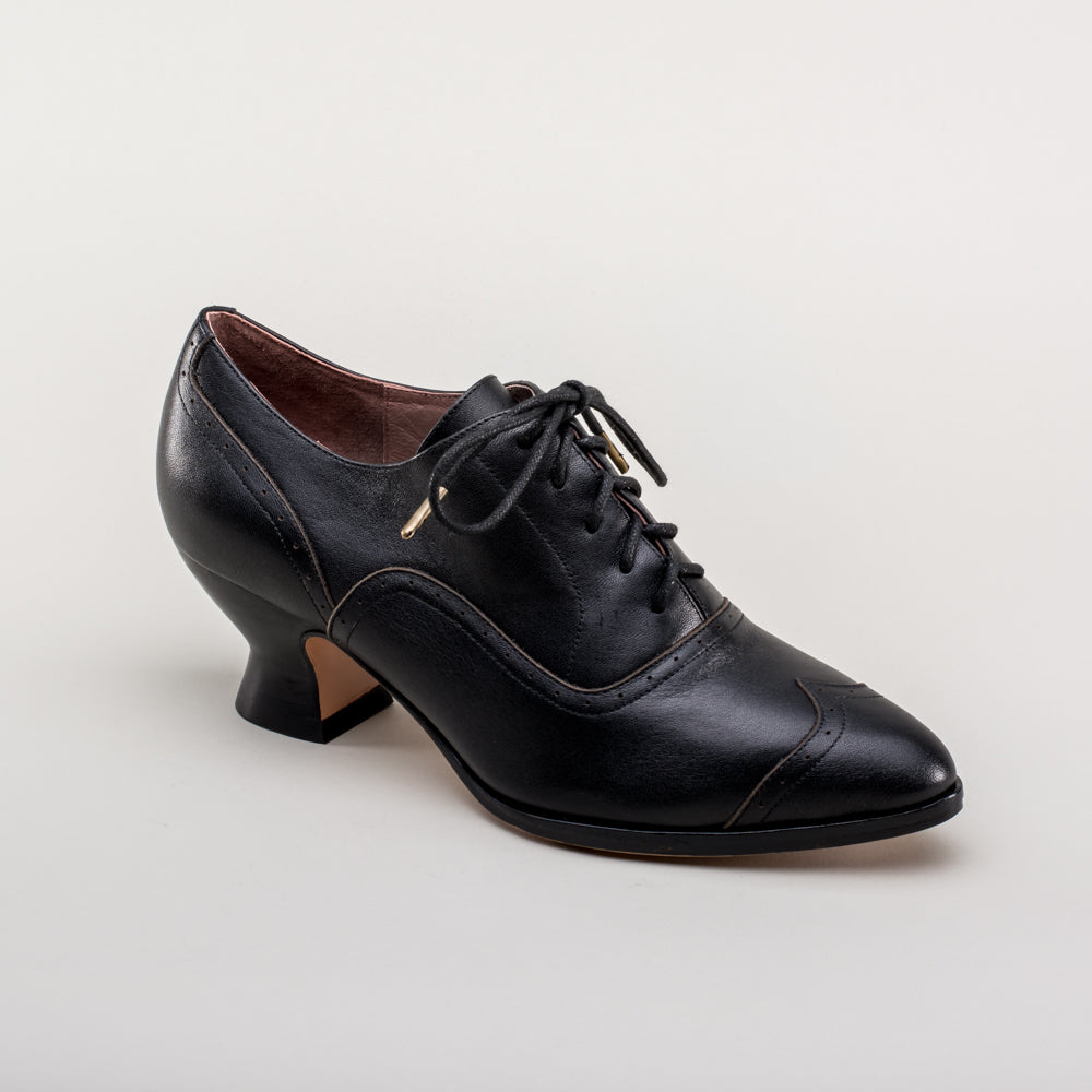 Londoner Edwardian Oxfords | Black