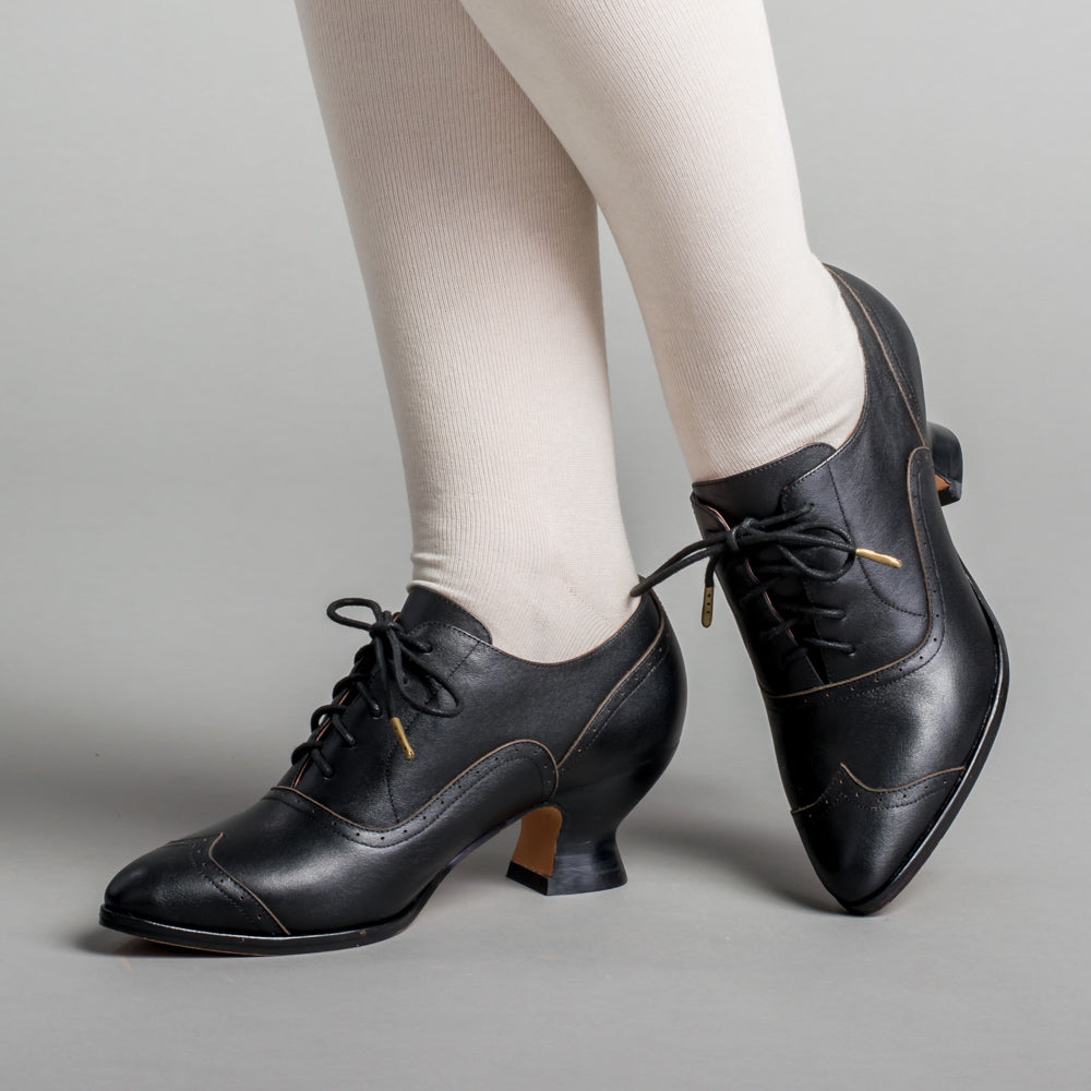 Londoner Edwardian Oxfords | Black