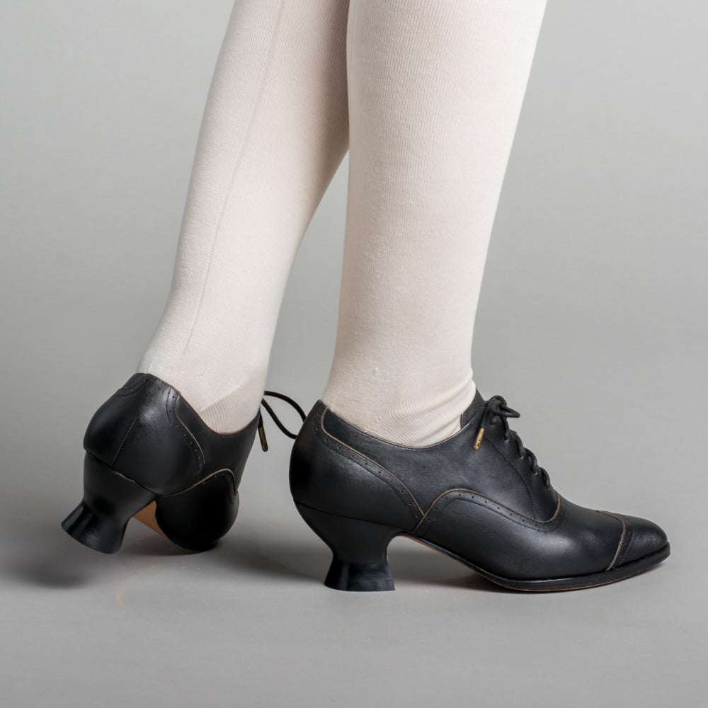 Londoner Edwardian Oxfords | Black