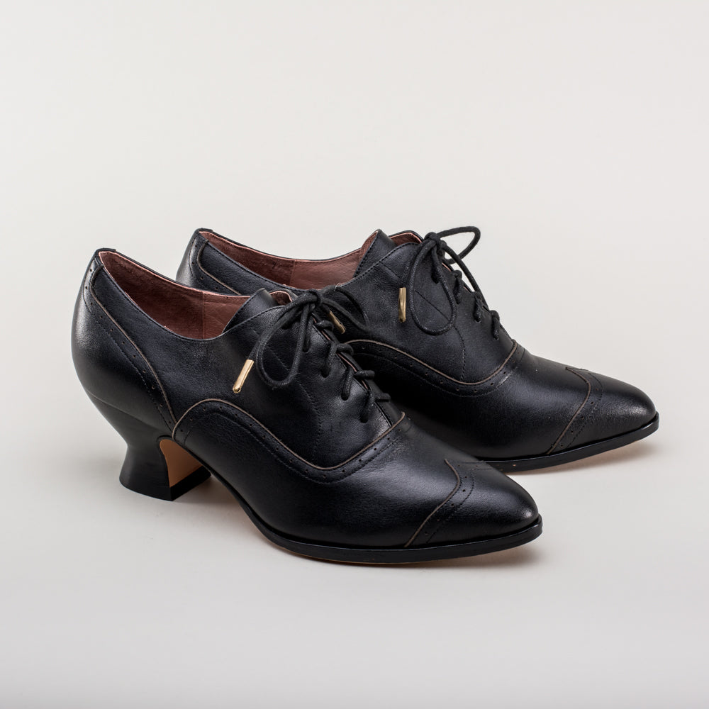 Londoner Edwardian Oxfords | Black
