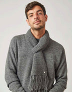 Long Fringed 100% Baby Alpaca Scarf
