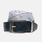 Lucca Belt | Newspaper/Black