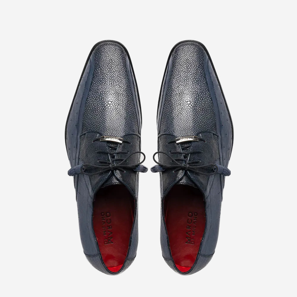 Lucca Stingray Dress Shoe | Navy