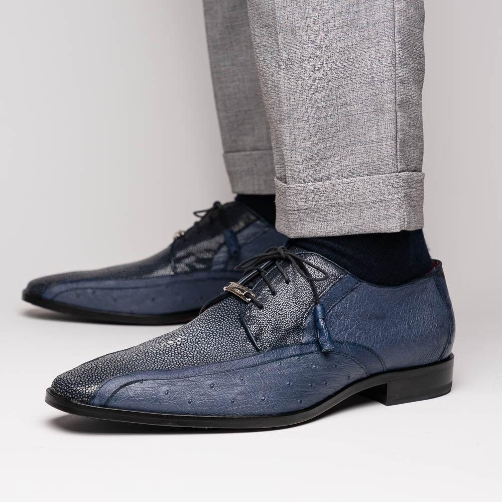 Lucca Stingray Dress Shoe | Navy