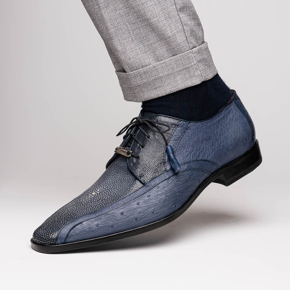 Lucca Stingray Dress Shoe | Navy