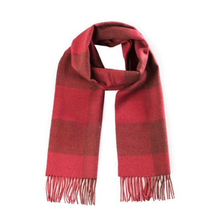 Luxury Checkered Alpaca Scarf