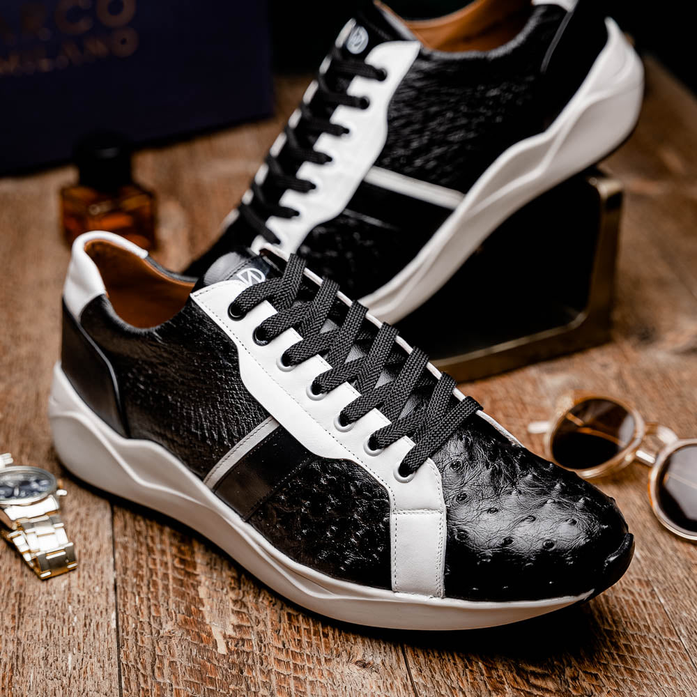 Lyon II Sneaker | Black & White