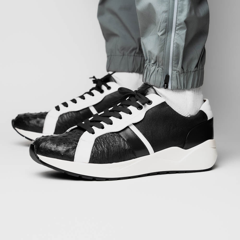 Lyon II Sneaker | Black & White