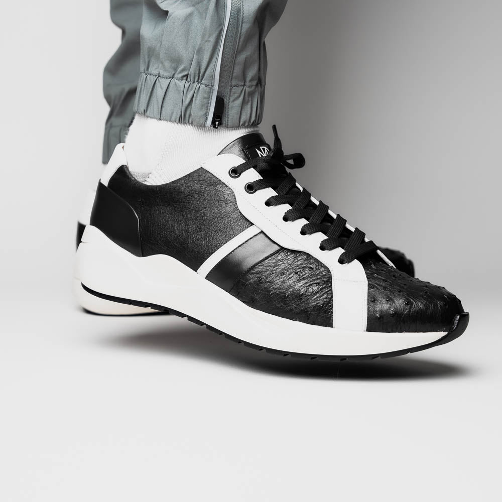 Lyon II Sneaker | Black & White