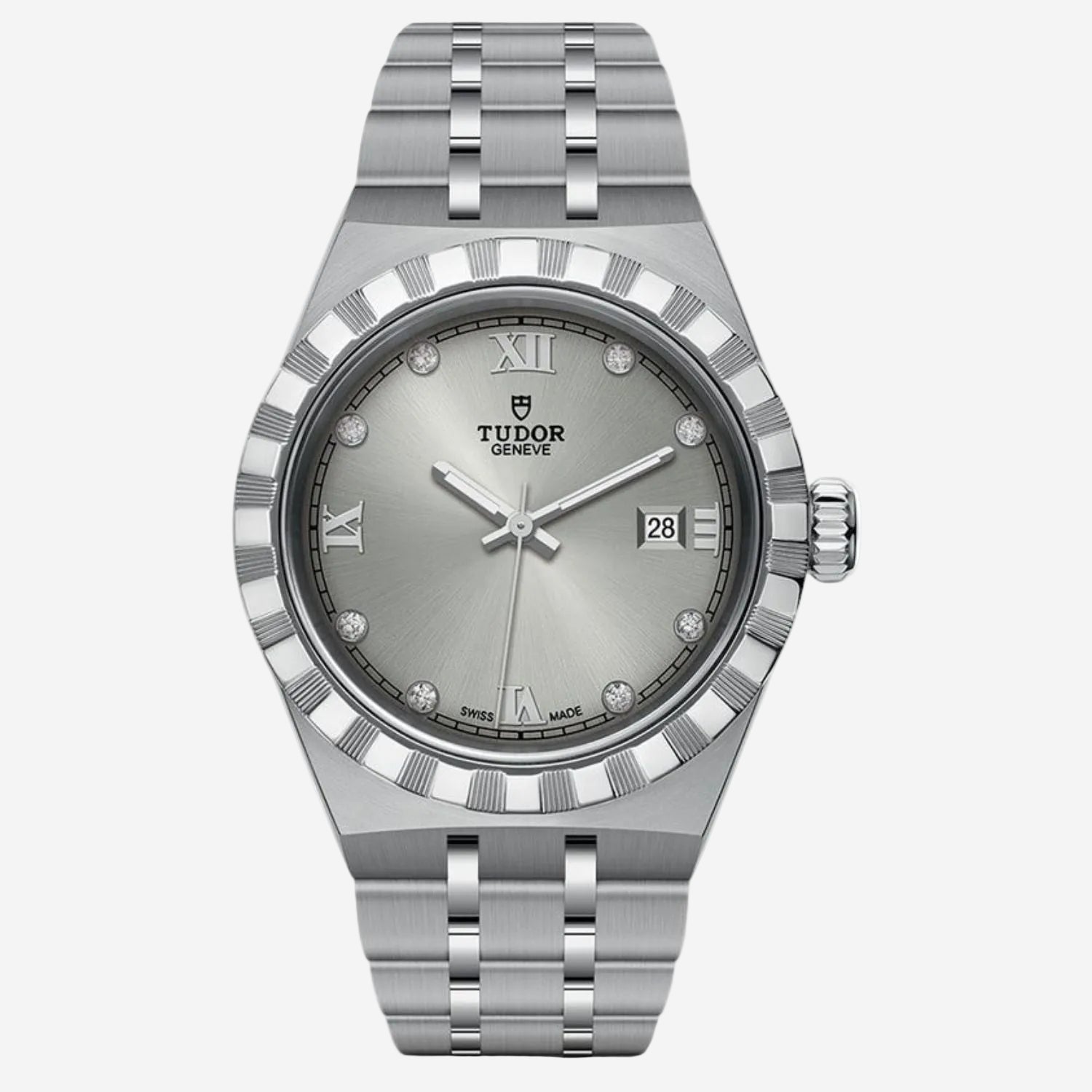 Tudor Royal Watch | Women | Stainless Steel + Silver Dial
