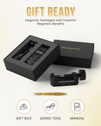 3x Strength Titanium Magnetic Bracelet for Men (Black)
