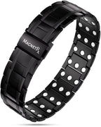 3x Strength Titanium Magnetic Bracelet for Men (Black)