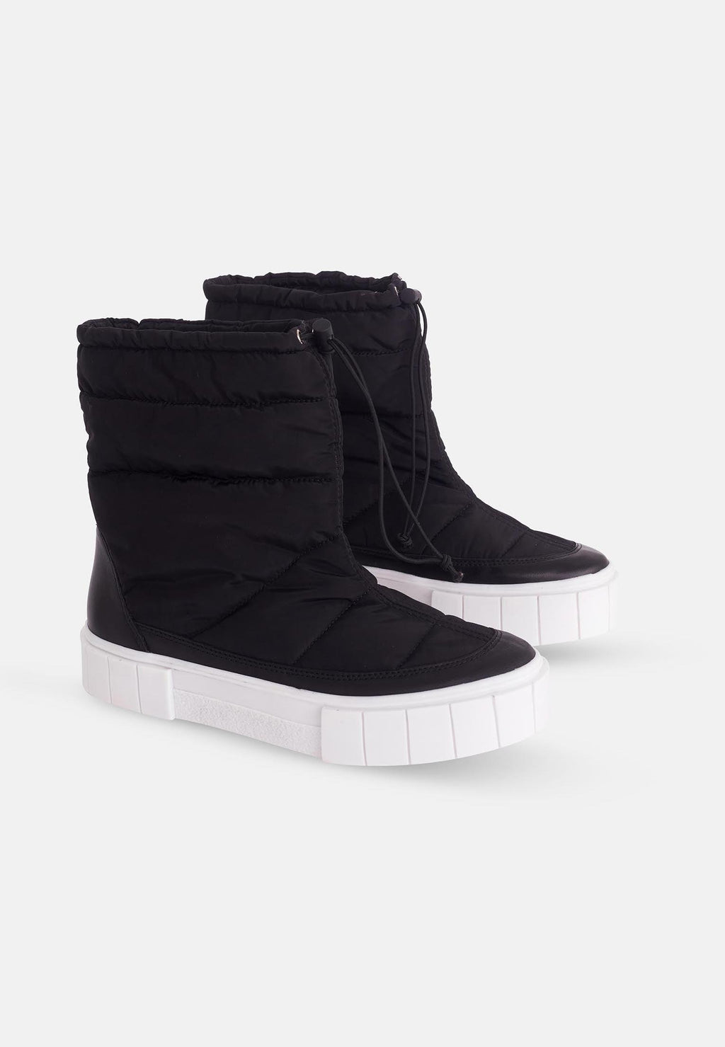 Black Nylon Winter Boots Andira