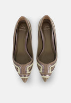 Mangará Leather Ballerinas