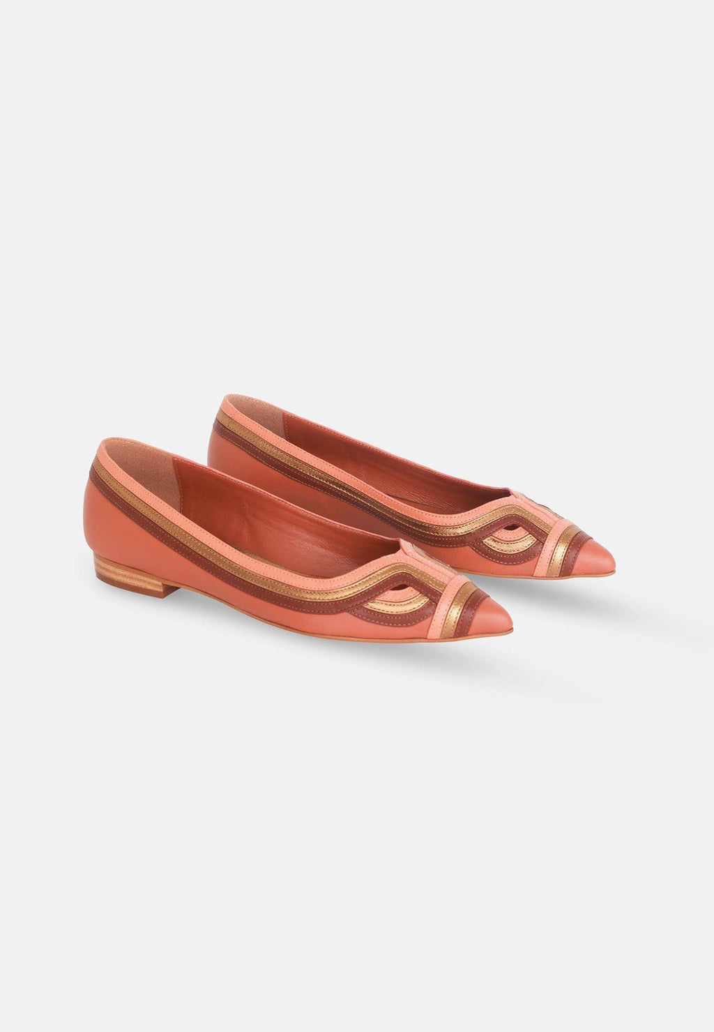 Mangará Leather Ballerinas