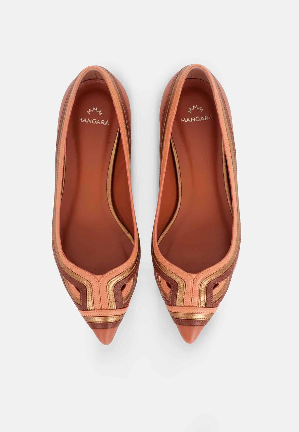Mangará Leather Ballerinas