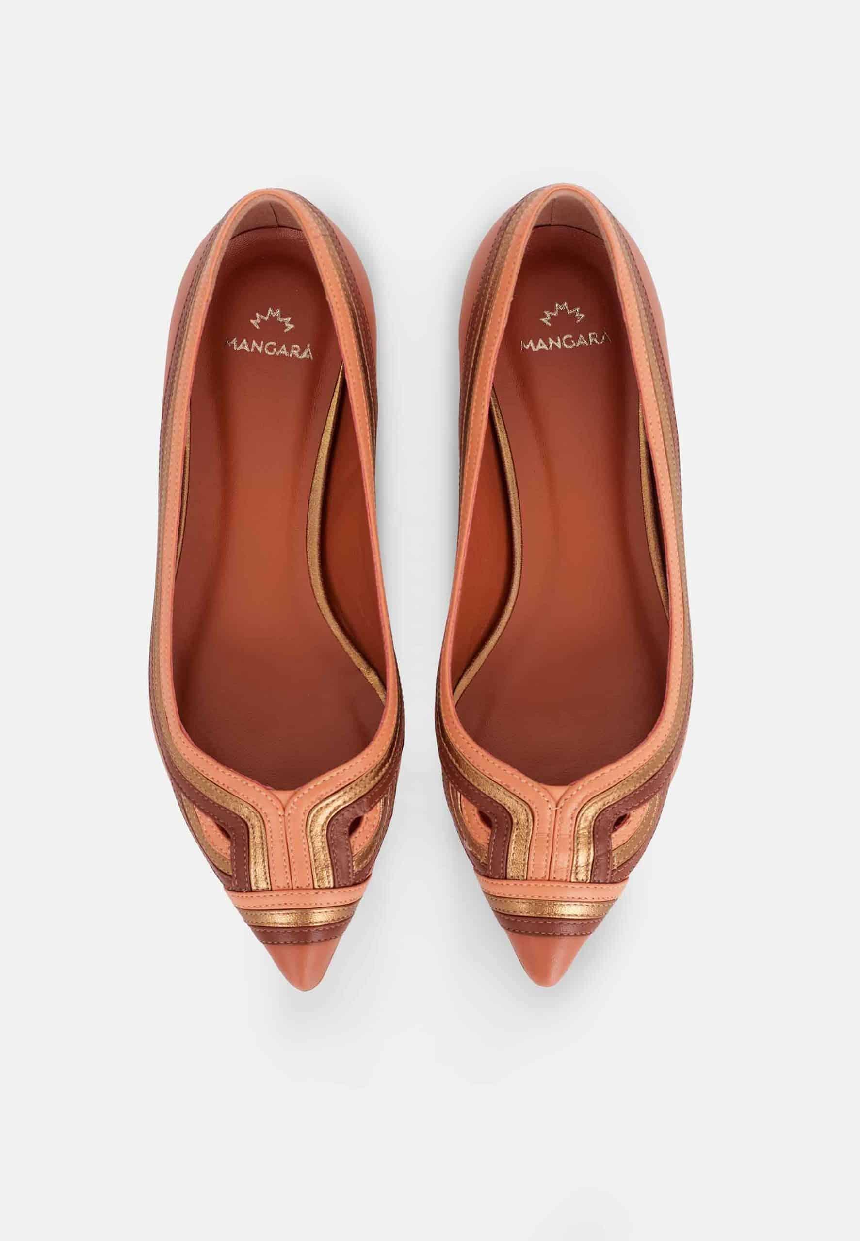 Mangará Leather Ballerinas