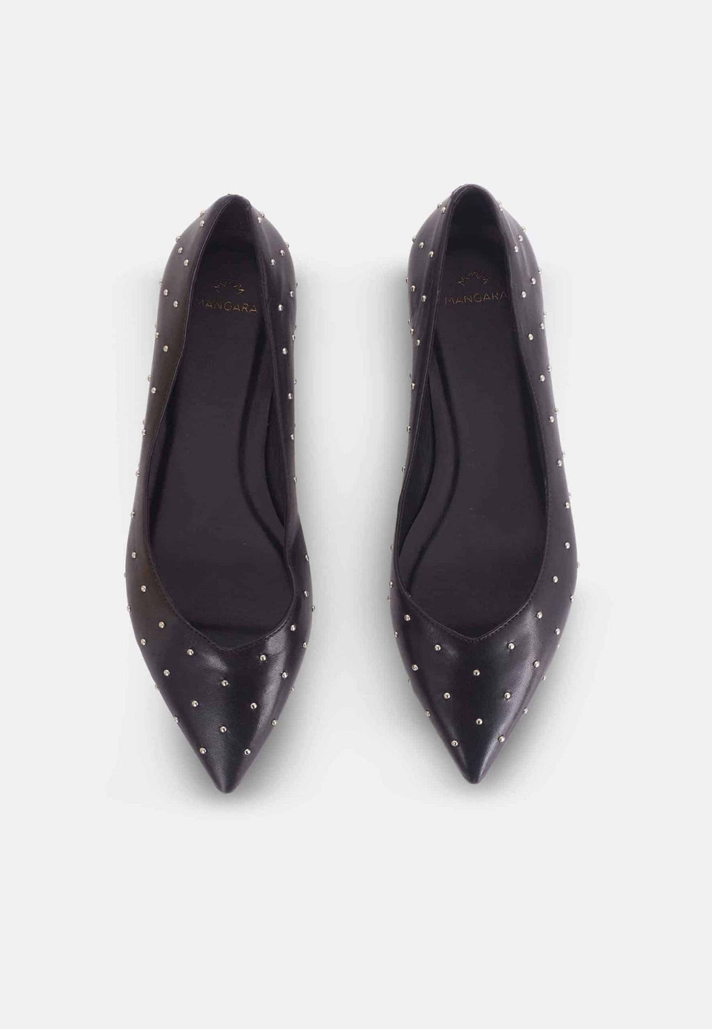 Leather Ballerinas Hamelia with Studs