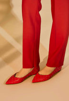 Leather Ballerinas Hamelia with Studs